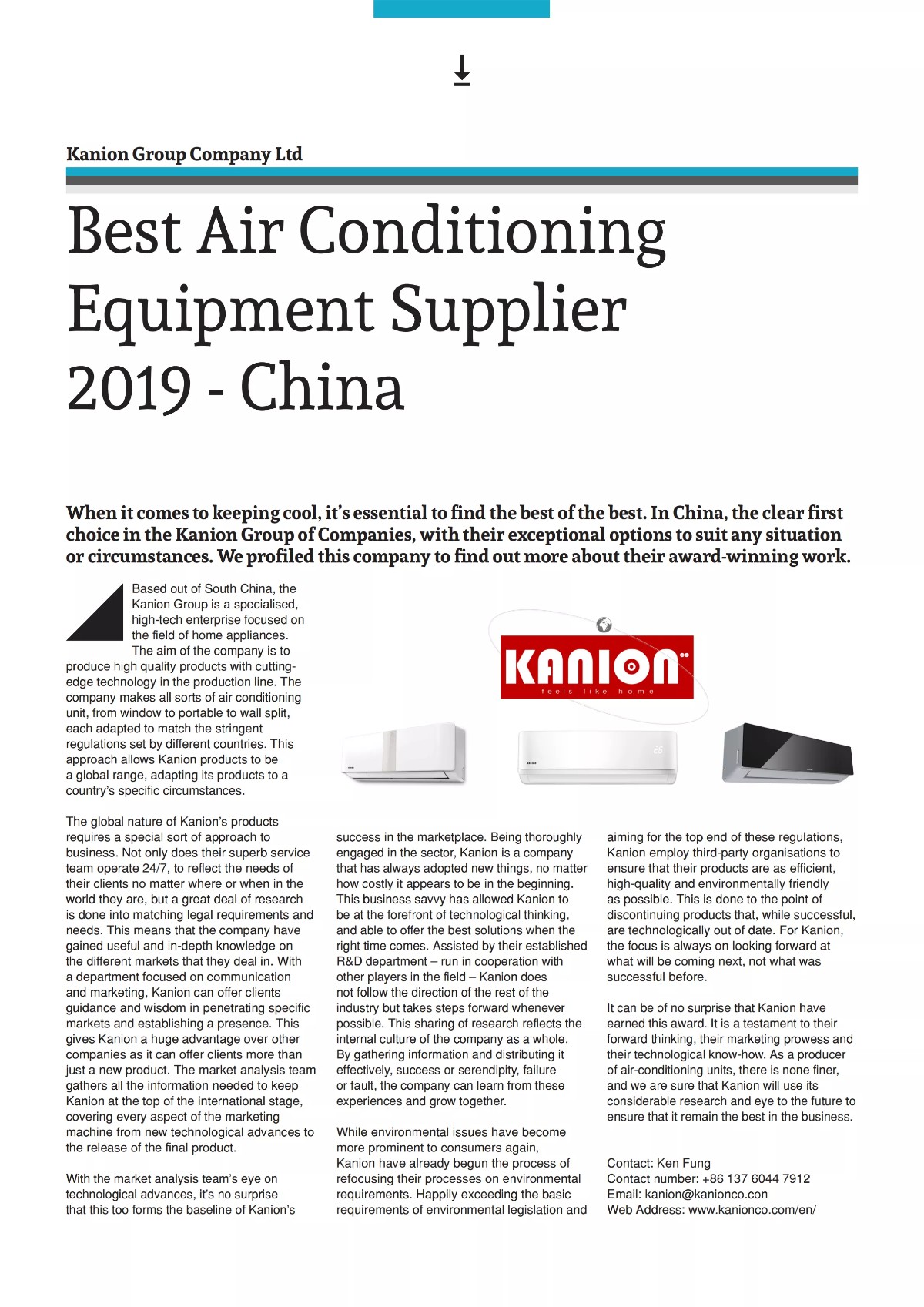Best Air Conditioning Equipment Supplier 2019 - China