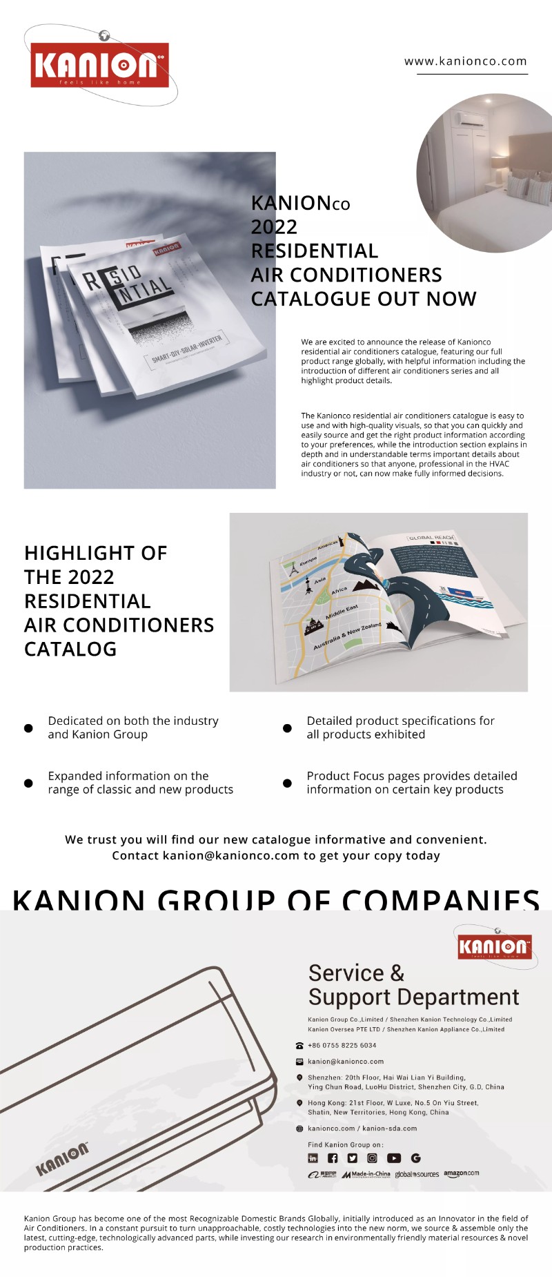 Kanion Co 2022 Residential Air Conditioners Catalogue
