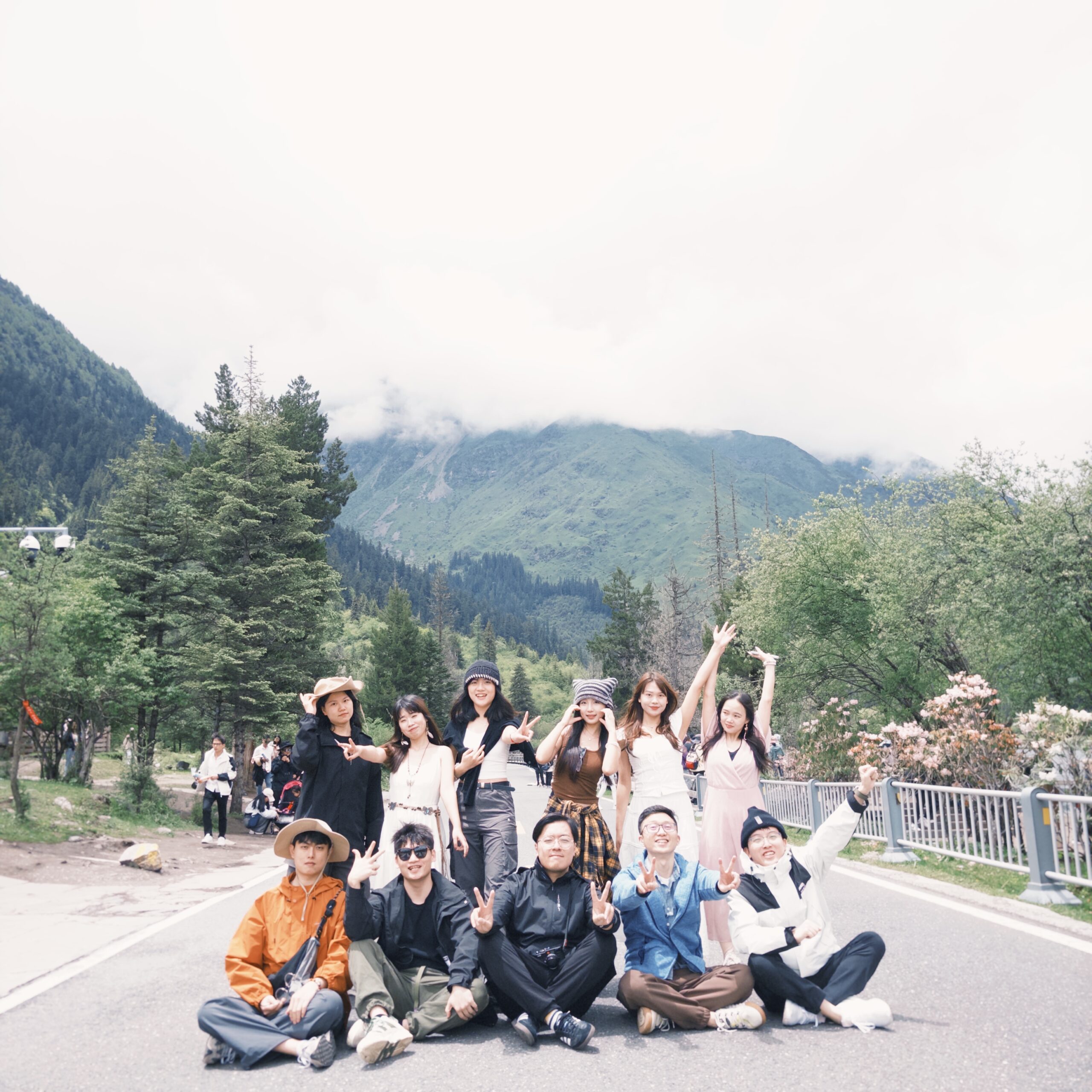 Kanion Co team building in Sichuan
